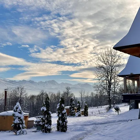 Domek alpejski Na Skraju Lasu Z Jacuzzi, Balią Ogrodową *